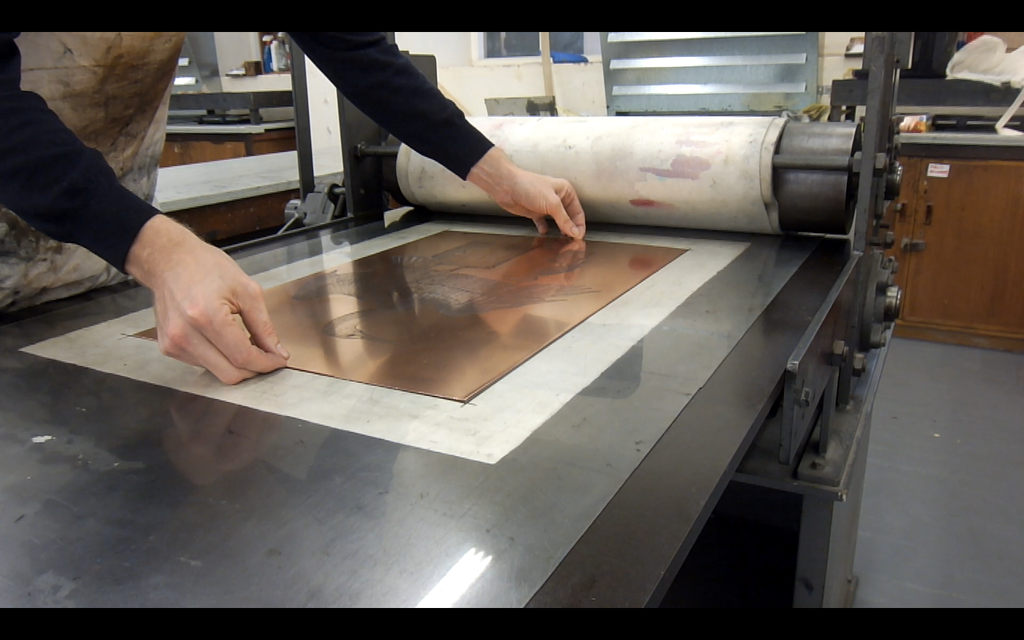 مس در چاپ پلاک